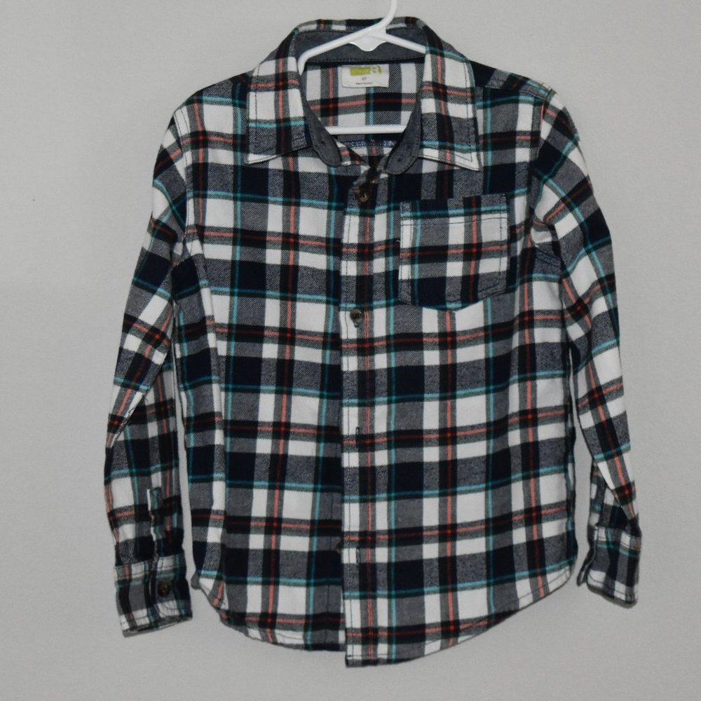Boys Button Down Tee Size 5